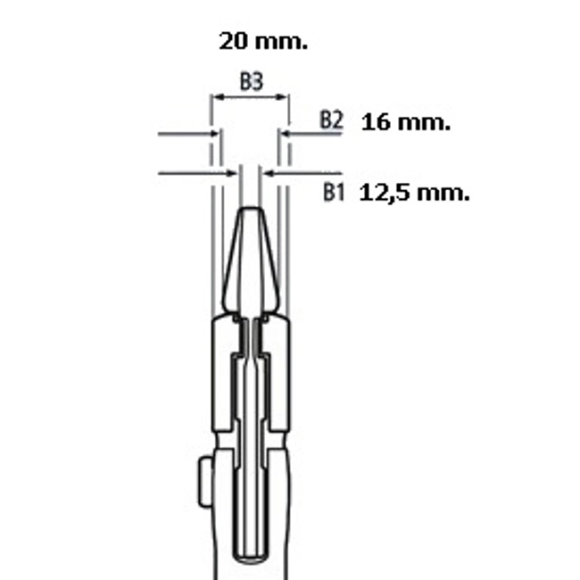 Vendita online Pinza chiave regolabile da 400 mm. - Knipex
